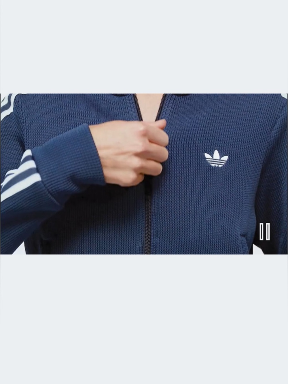 Adidas Originals [XS] Firebird Knit Track Jacket Navy JY2614 - Picture 13 of 14